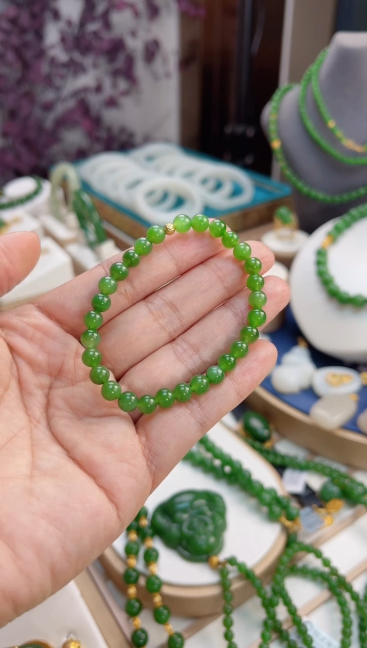 【闪购商品】和田玉手串未镶嵌6mm