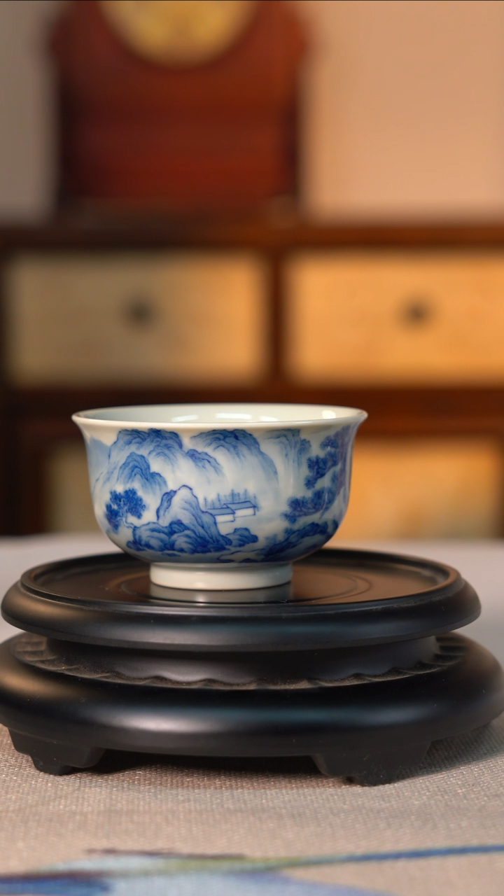 【闪购商品】景德镇拙存斋陶瓷旗茶具A