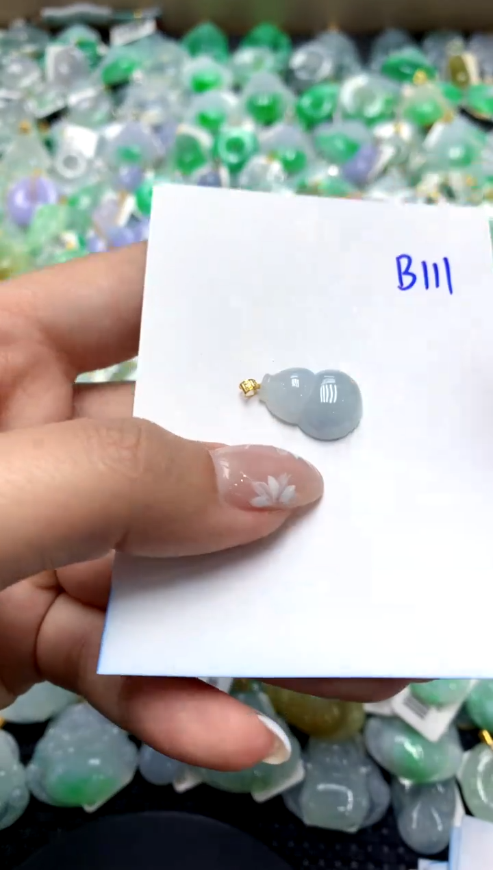 【闪购商品】翡翠颈饰18K金镶嵌111111111111111111