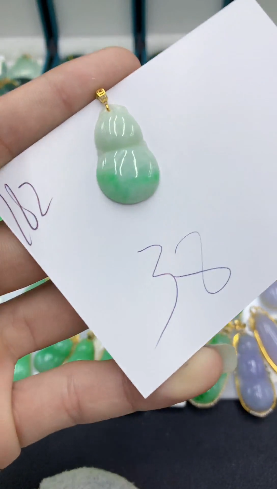 【闪购商品】翡翠颈饰18K金镶嵌翡翠