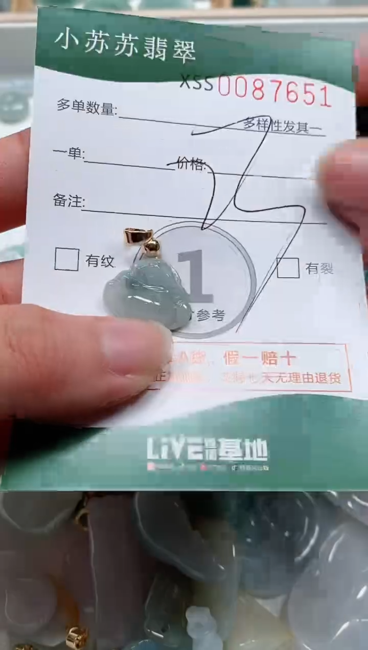 【闪购商品】翡翠颈饰未镶嵌闪购商品0087651