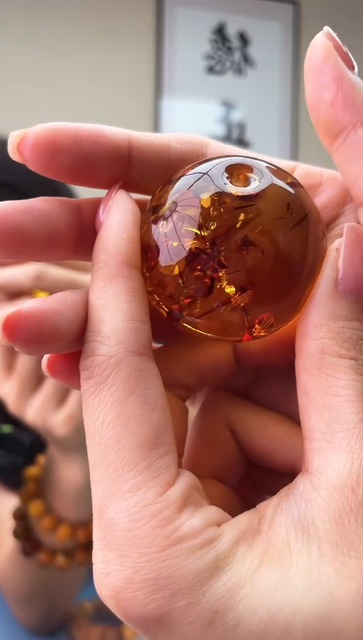 琥珀未镶嵌珠宝奇石T033假一罚十多样性发其一