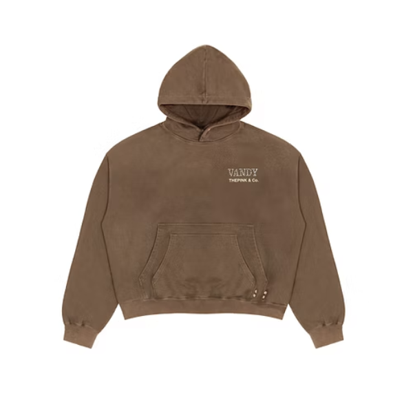 【DoubleCheck】VANDYTHEPINK Pearl Flower Hoodie珍珠花朵卫衣