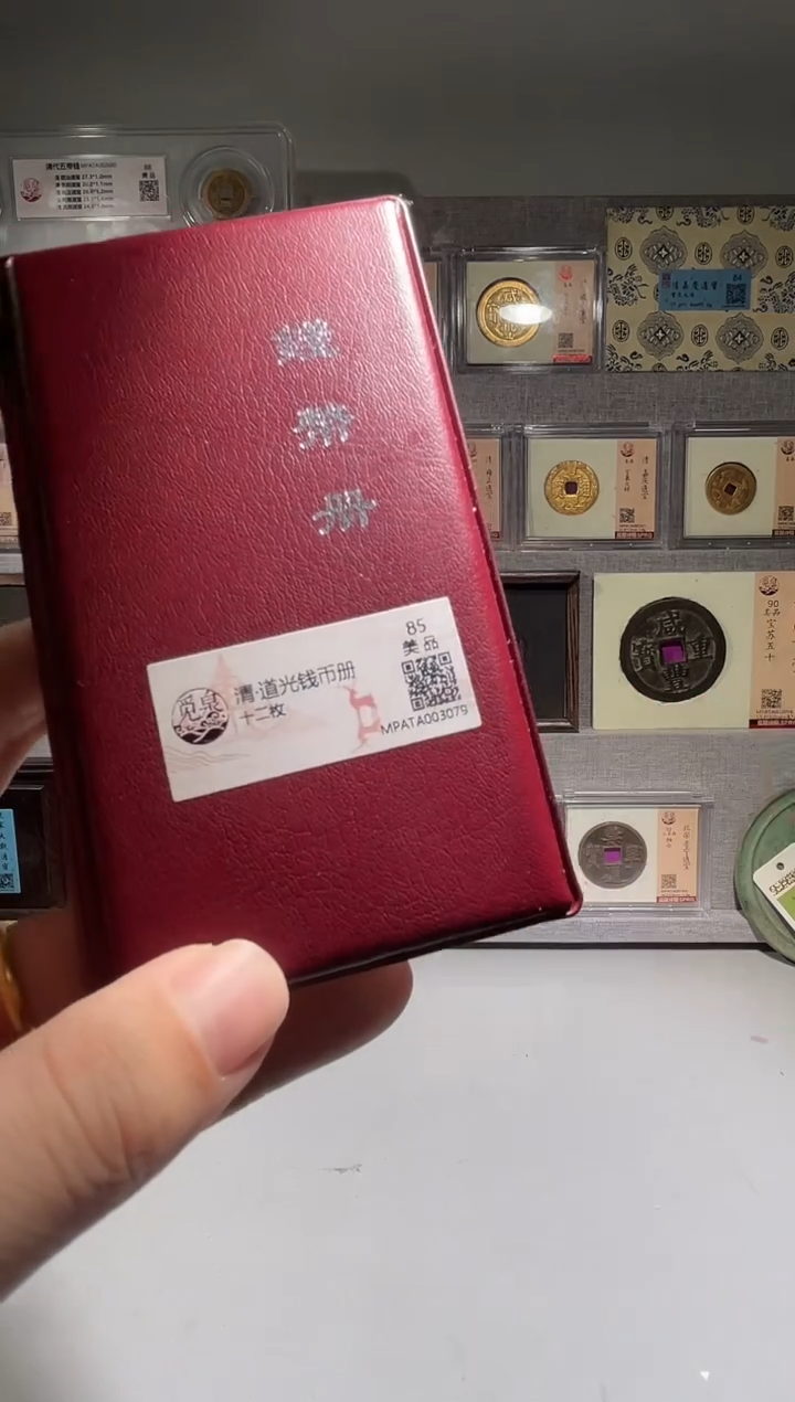 铜带评级道光钱币册共12枚