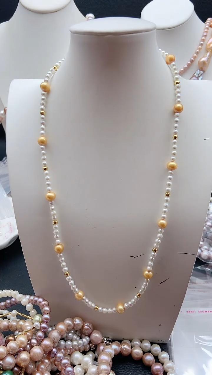【闪购商品】淡水珍珠颈饰未镶嵌1