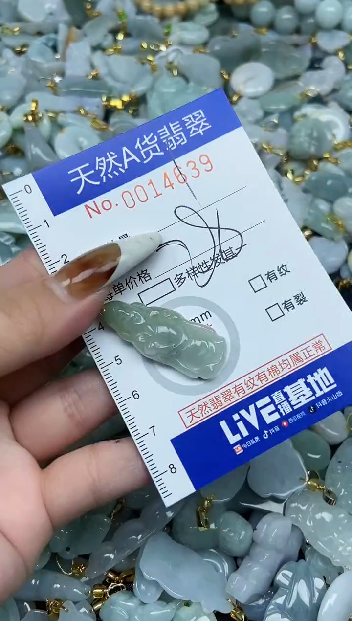 【闪购商品】翡翠颈饰未镶嵌天然A货翡翠