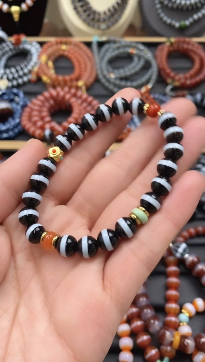 【闪购商品】玛瑙/玉髓手串未镶嵌手串