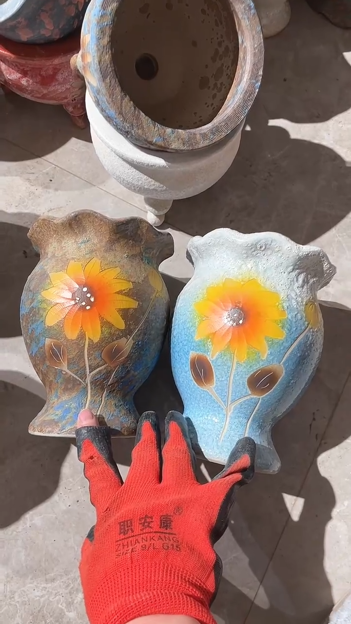 【闪购商品】摆件23-286口12高17    二个