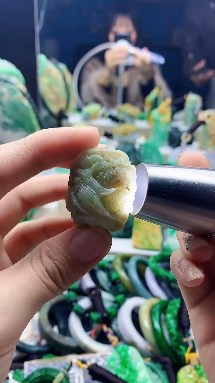 颈饰未镶嵌翡翠天然缅甸a货翡翠