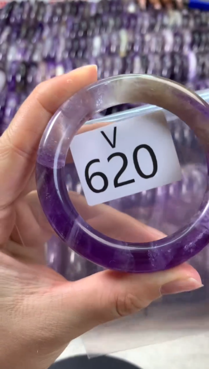 【闪购商品】水晶水晶手镯V未镶嵌620-52