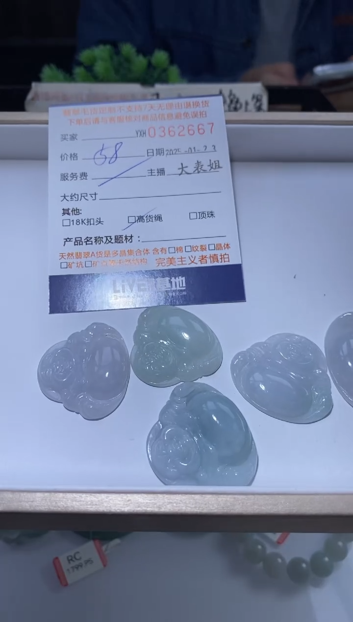 【闪购商品】翡翠颈饰未镶嵌多样性发其一362667