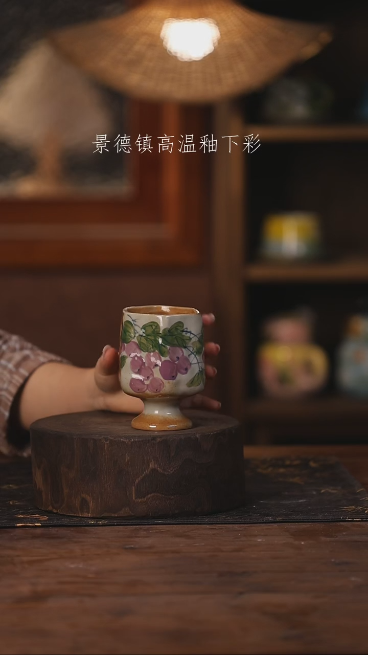 陶瓷景德镇高温釉下手绘陶瓷114