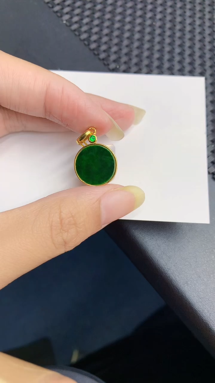【闪购商品】翡翠颈饰银S925镶嵌            8