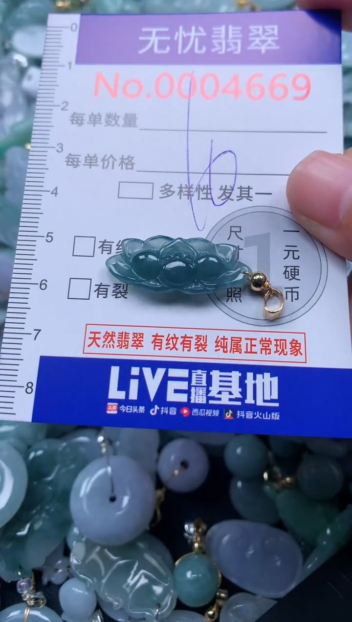 颈饰未镶嵌翡翠4669