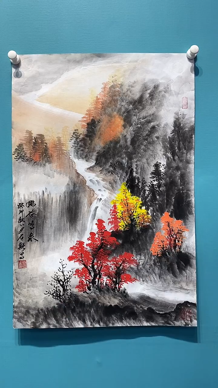 国画画都展厅国画作品B2