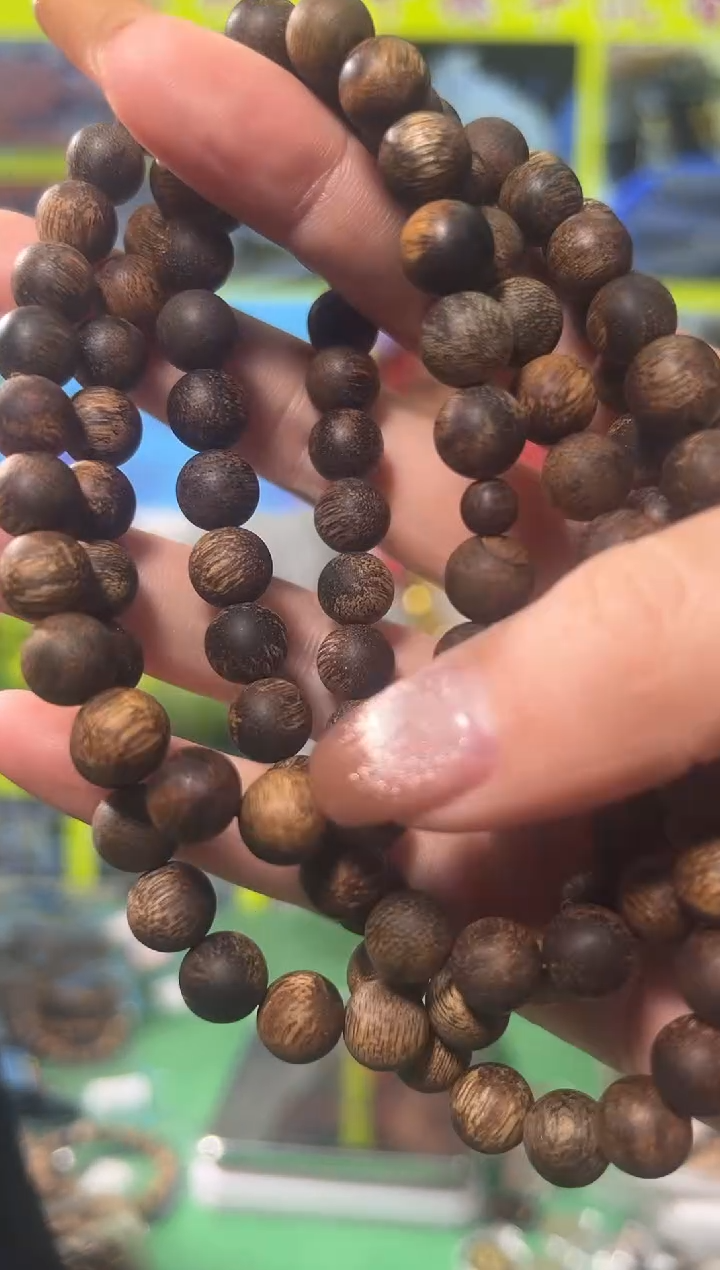 【闪购商品】沉香手串45号35克芽庄紫棋多样性发一