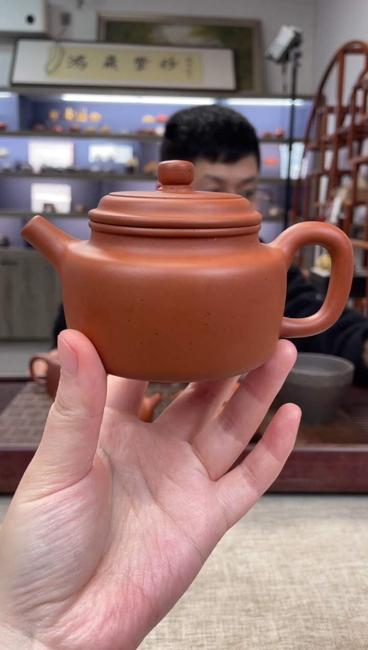 【闪购商品】紫砂茶壶大红泥  德钟