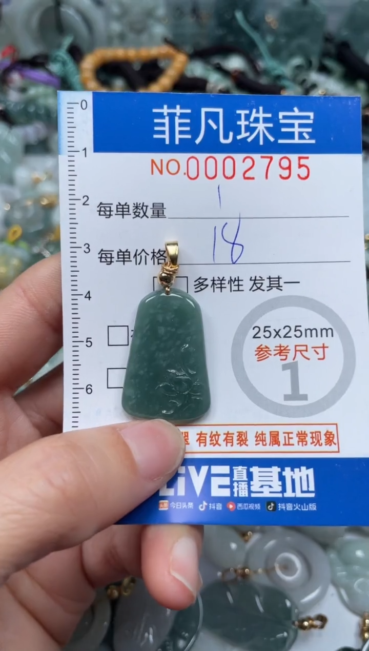 【闪购商品】翡翠颈饰未镶嵌00..2795