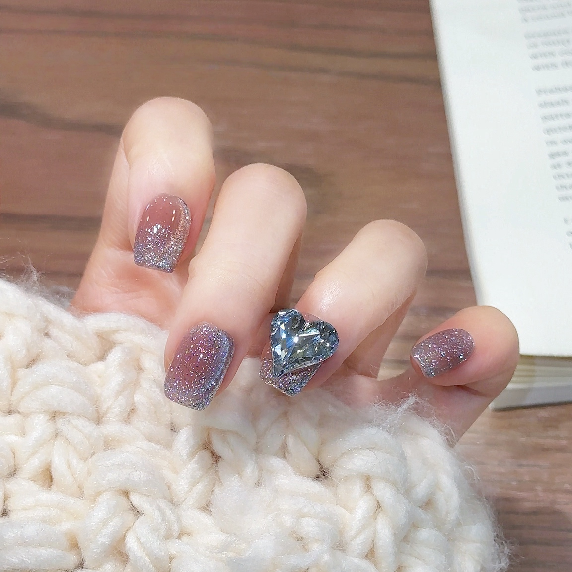 Tuge Nail“量感时髦”【施家全华】轻奢高定系列猫眼细闪美甲TGN128