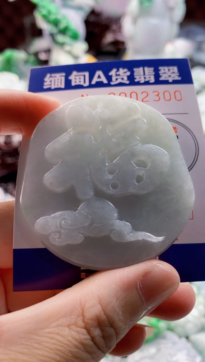 翡翠未镶嵌吊坠(不含链)1