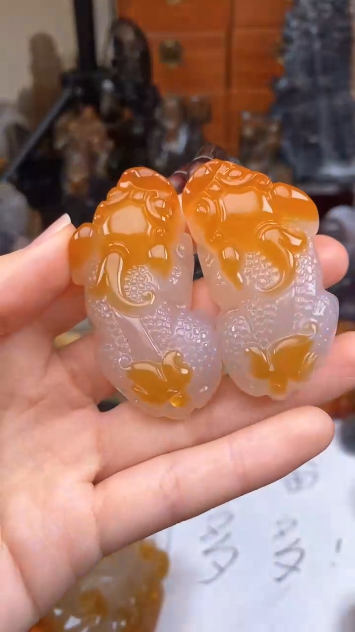 【闪购商品】玛瑙/玉髓颈饰未镶嵌AA