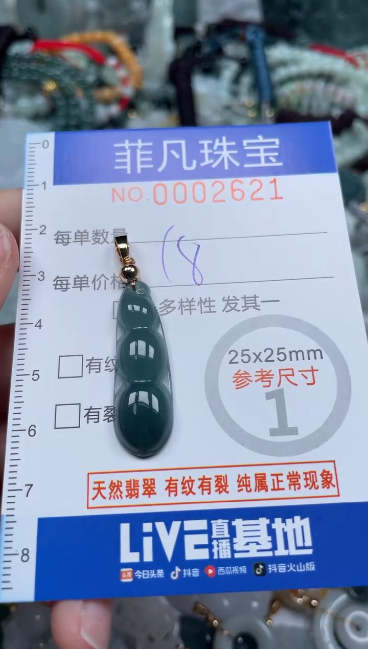 【闪购商品】翡翠颈饰未镶嵌00..2621