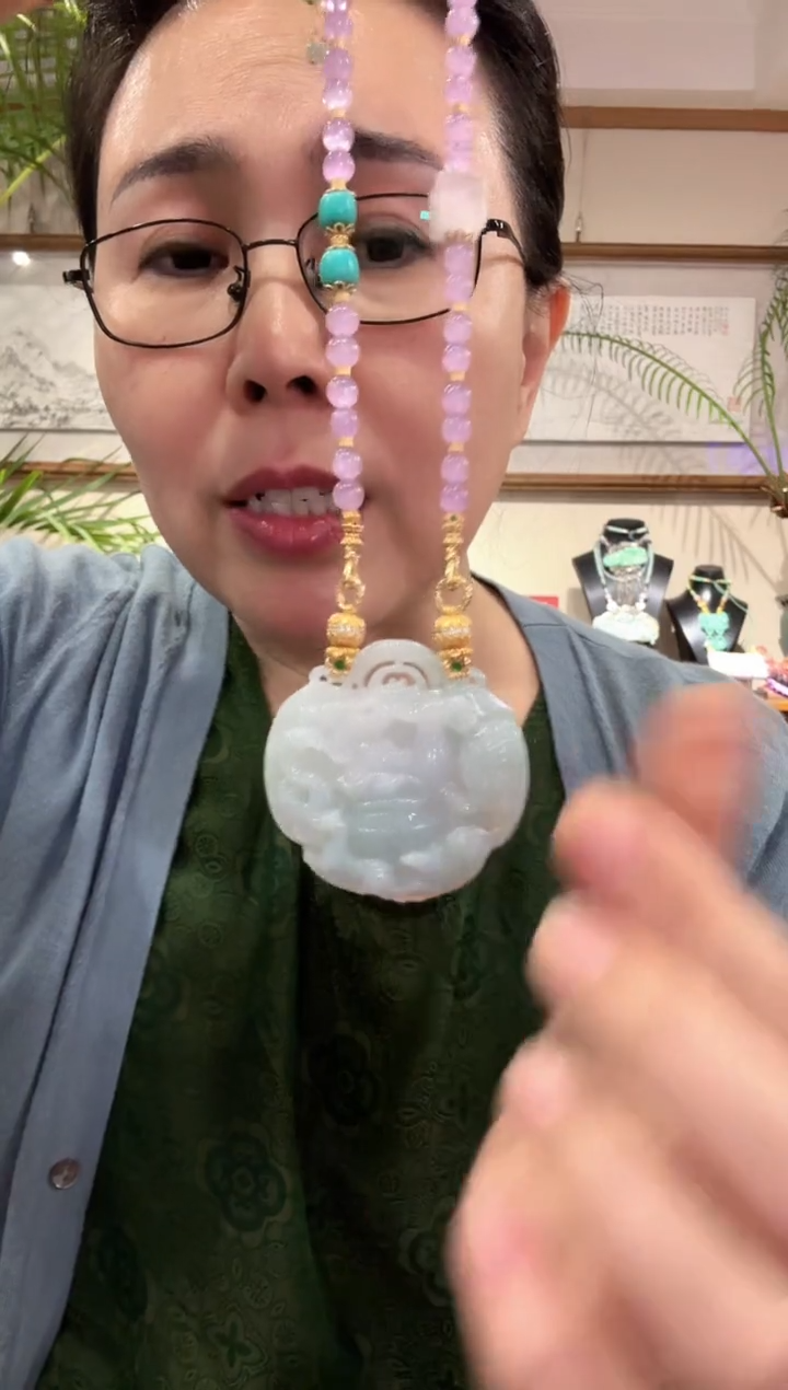 【闪购商品】翡翠颈饰未镶嵌国风
