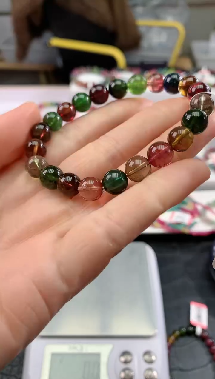【闪购商品】碧玺手串未镶嵌多样性发一条