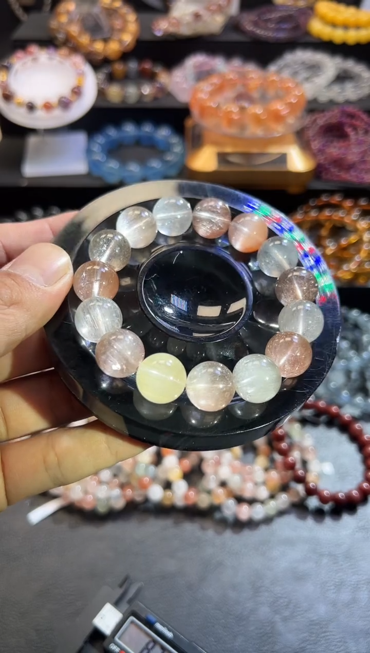 未镶嵌手链水晶翁*小44