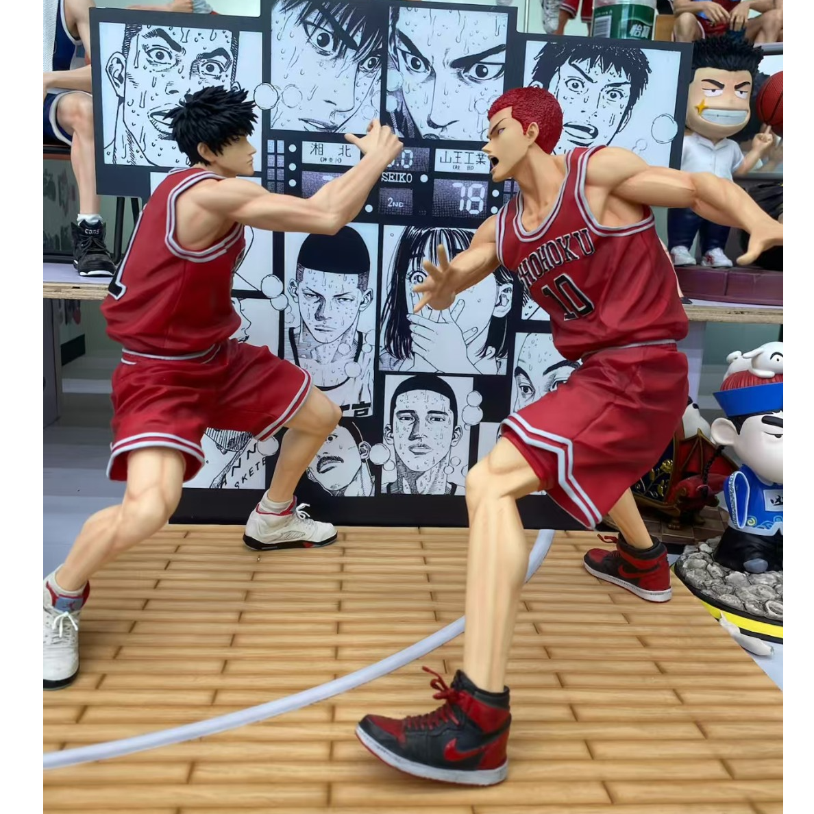 【定制】盈昇 无限 灌篮高手 击掌版樱木花道 流川枫动漫手办 模型