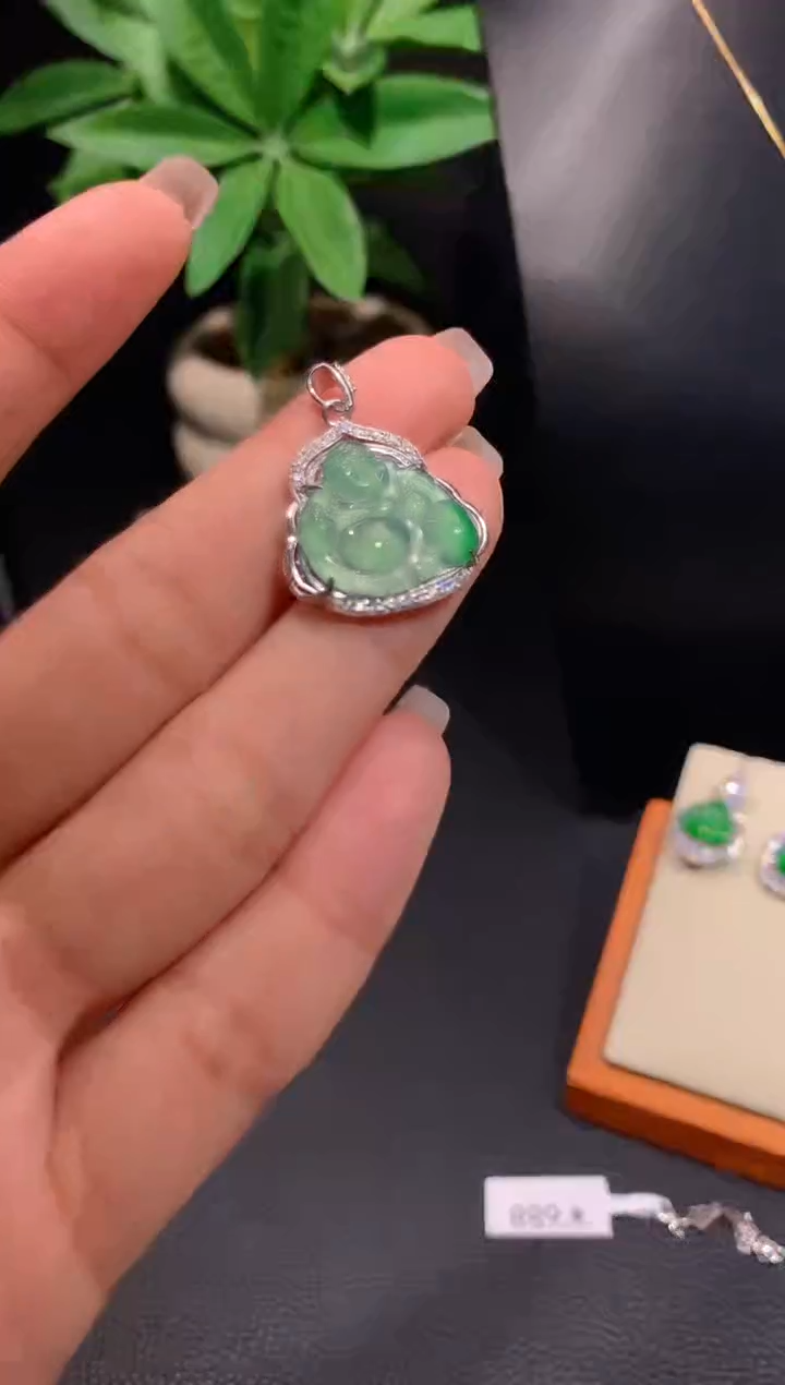 【闪购商品】翡翠颈饰银S925镶嵌多样性