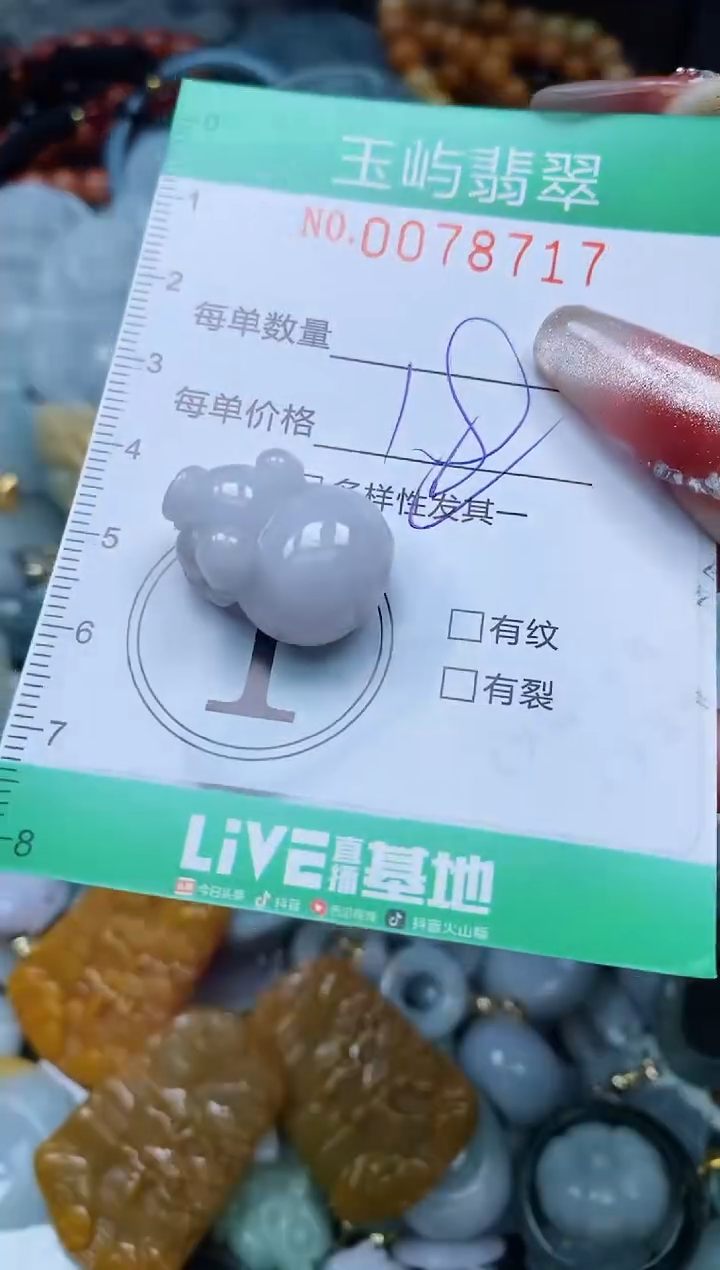 【闪购商品】翡翠颈饰未镶嵌闪购0078717多样性发其一