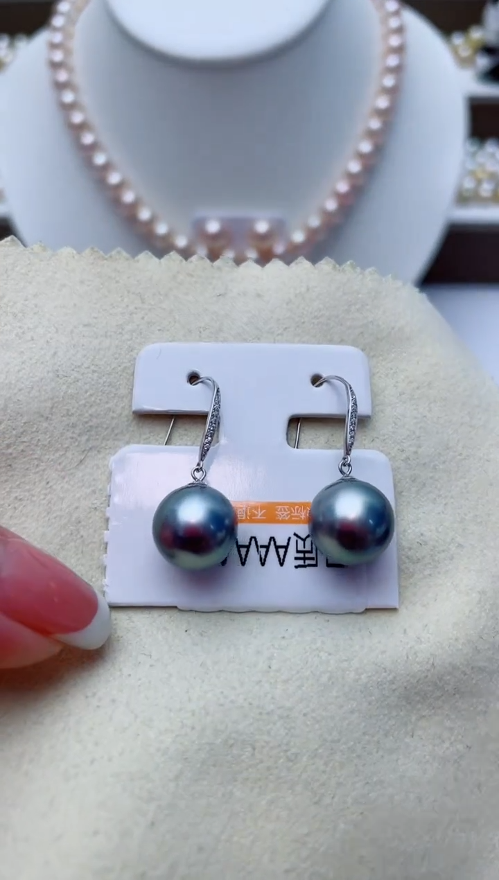 【闪购商品】海水珍珠耳饰18K金镶嵌W94