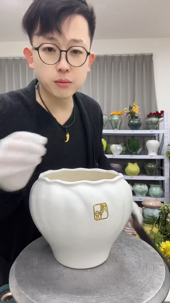 11.30陶瓷花盆直播链接高.   17   口15