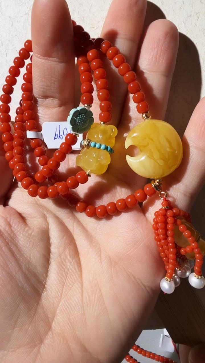 【闪购商品】蜜蜡手链未镶嵌蜜蜡月亮手链