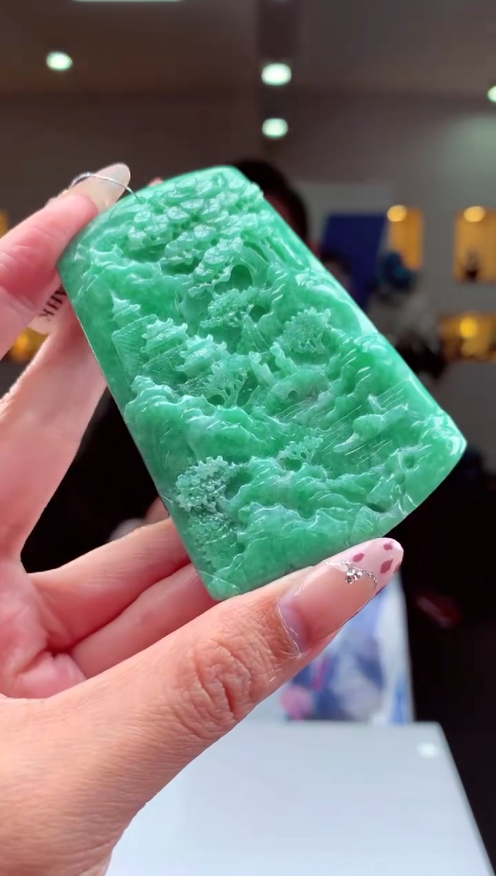 【闪购商品】定制翡翠未镶嵌挂件发货（拍一发一）