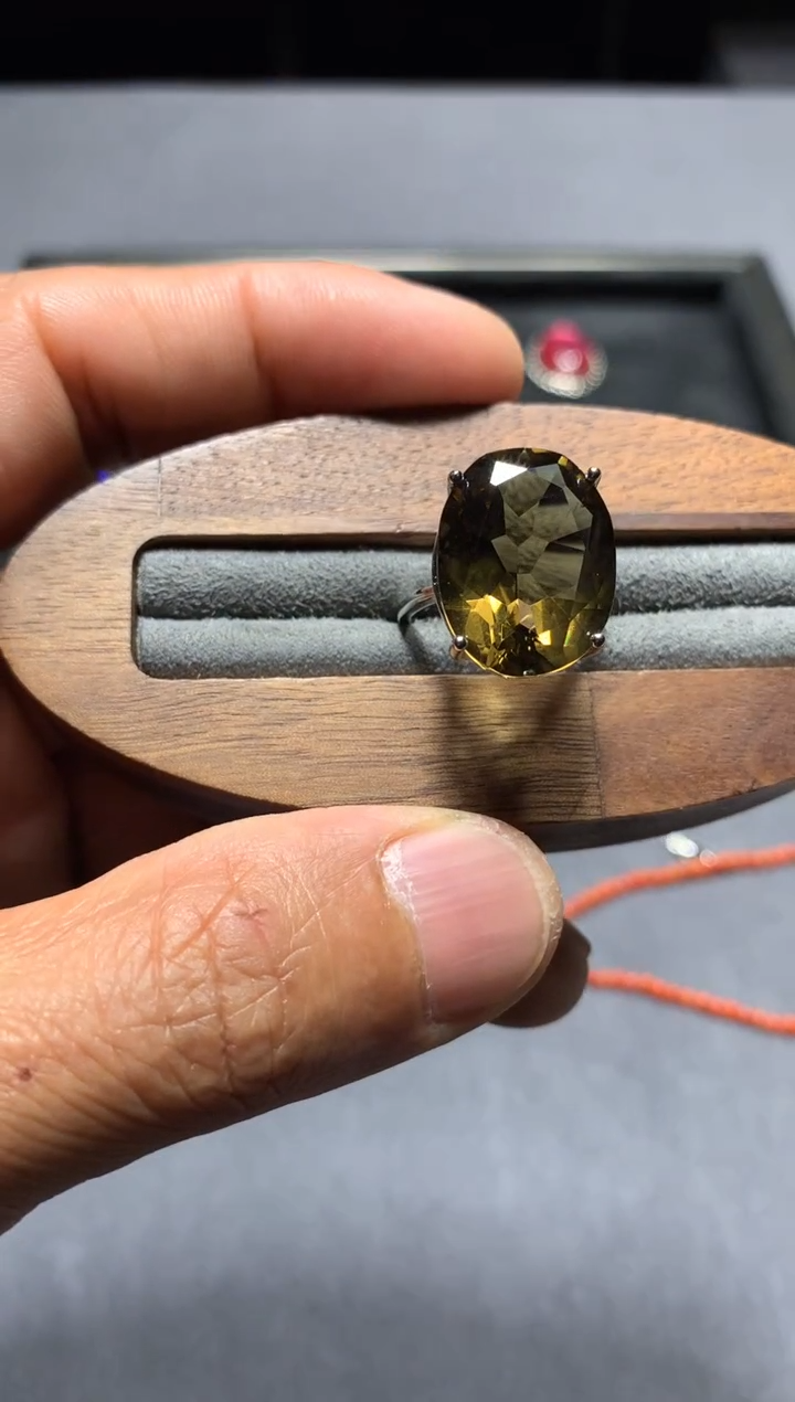 水晶戒指未镶嵌W86（随机性发货只发一单）