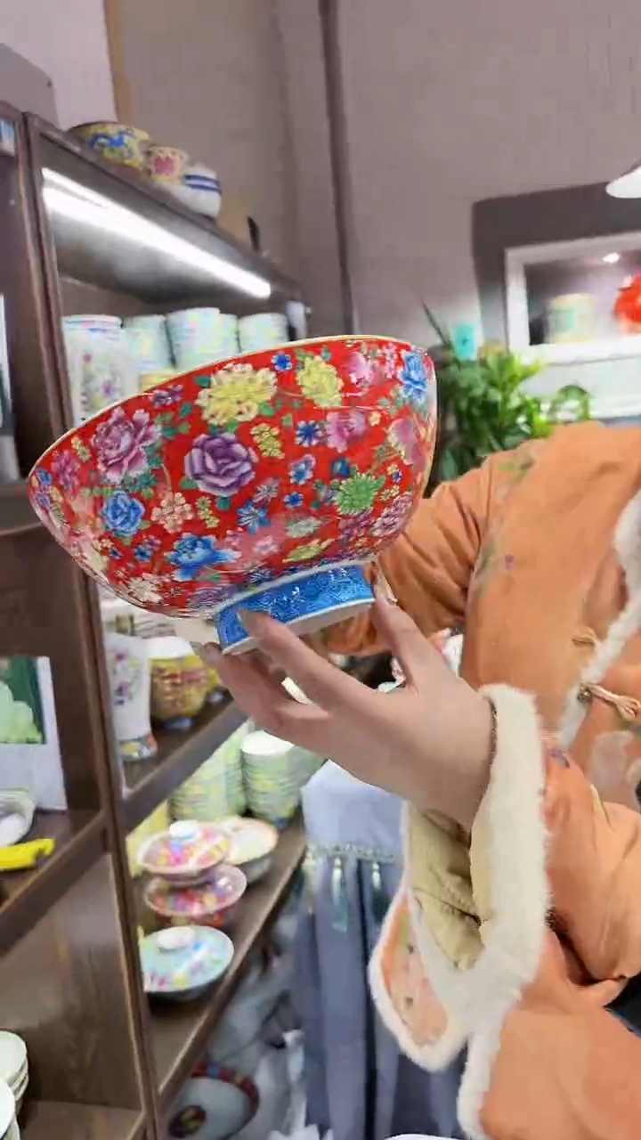 【闪购商品】瓷片8.5英寸汤碗1个景德镇陶瓷