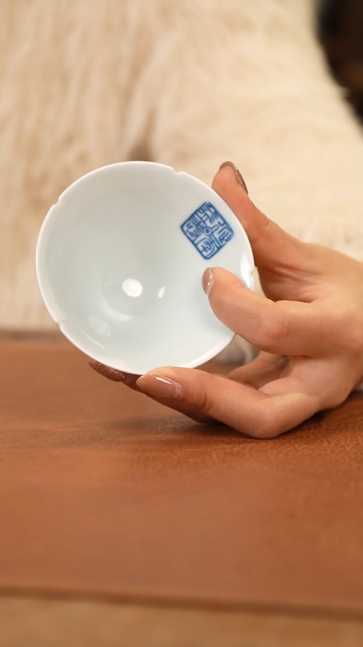 【闪购商品】杯景德镇九段烧斗笠杯