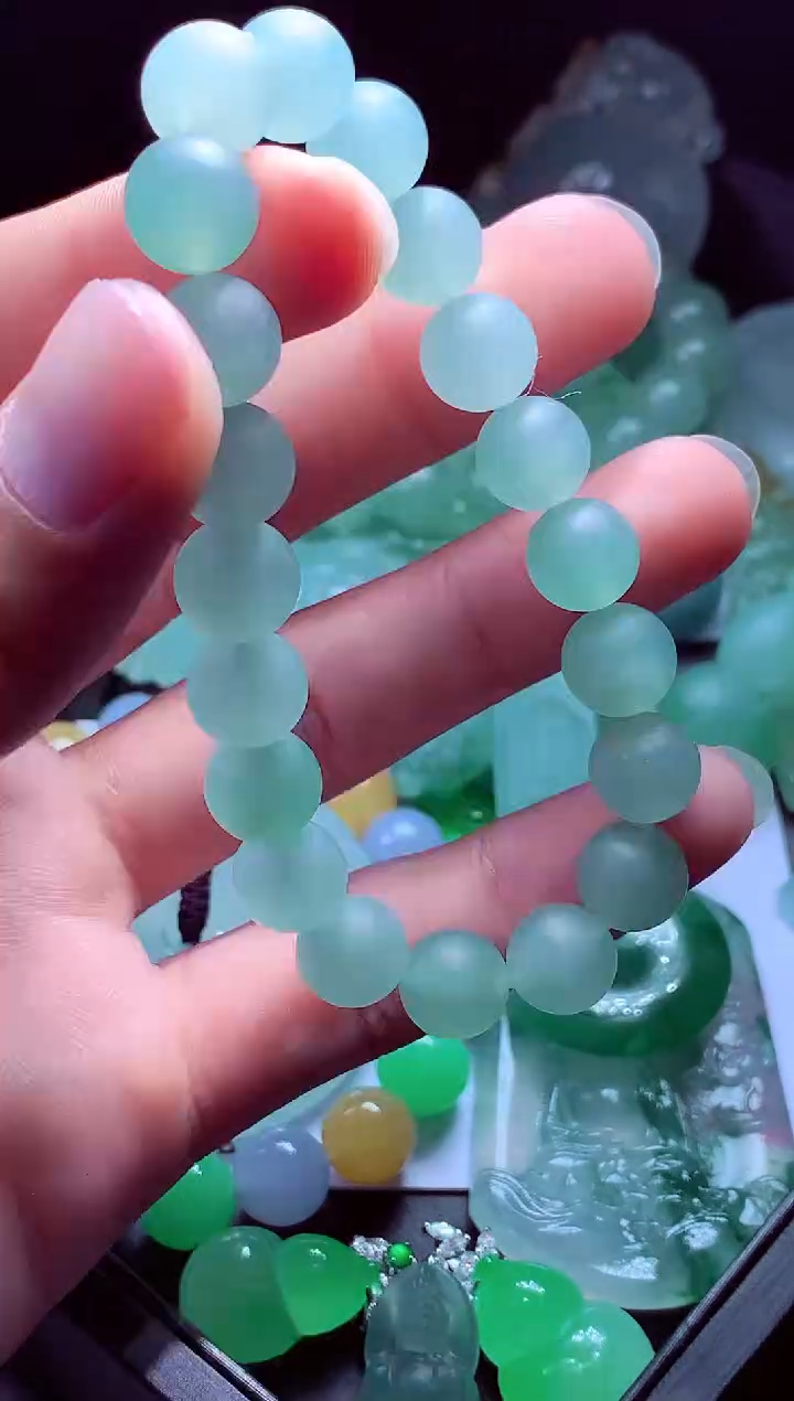 未镶嵌定制翡翠莹*#翡翠毛货定制