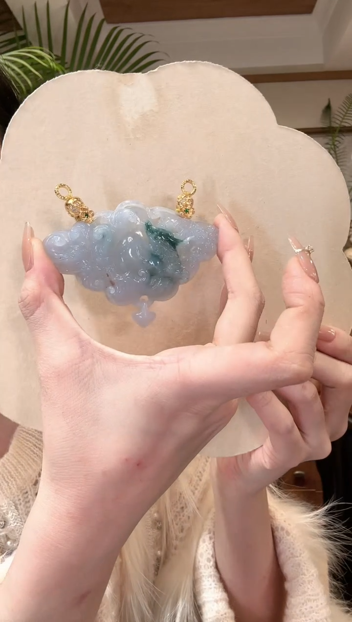 【闪购商品】翡翠颈饰未镶嵌国风天字号王师傅