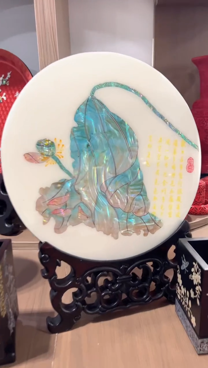 【闪购商品】微瑕不退换弘贝雅螺钿漆器文化馆