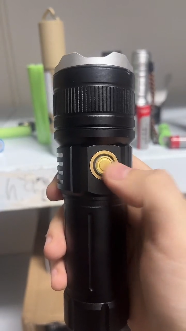 【性价比超高】26650专业强光多功能手电筒铝合金高续航