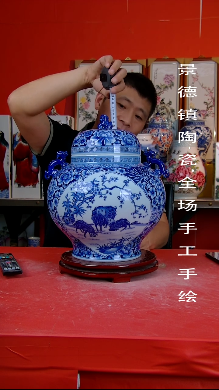 摆件景德镇陶瓷 全场手工手绘4