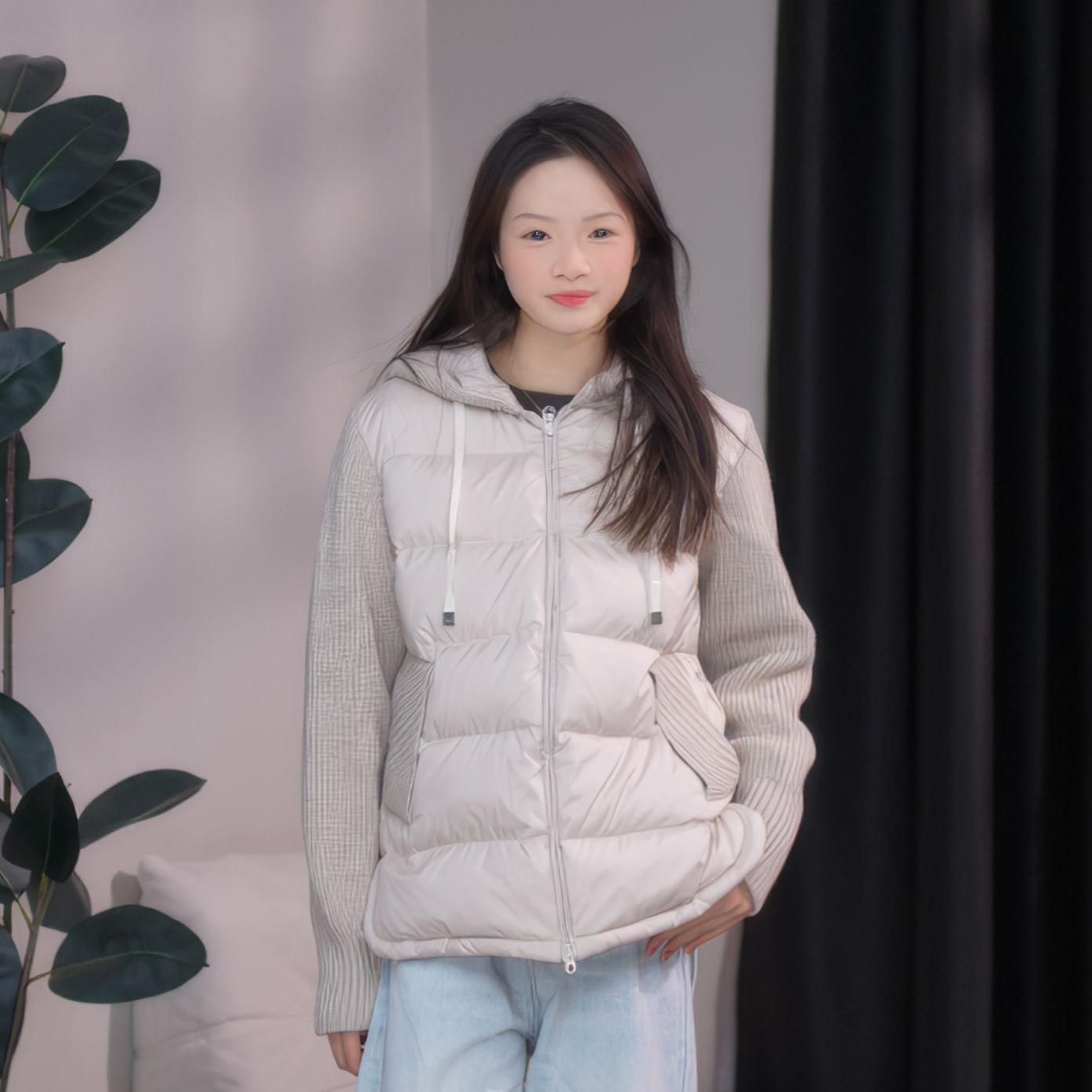SNOW FLYING/雪中飞新款时尚休闲外套百搭加厚女款