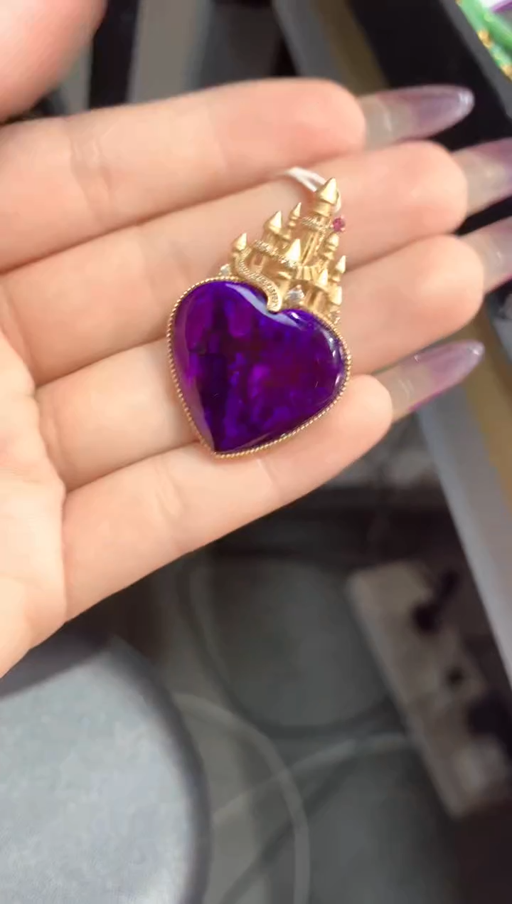 苏纪石（舒俱来）18K金镶嵌.吊坠