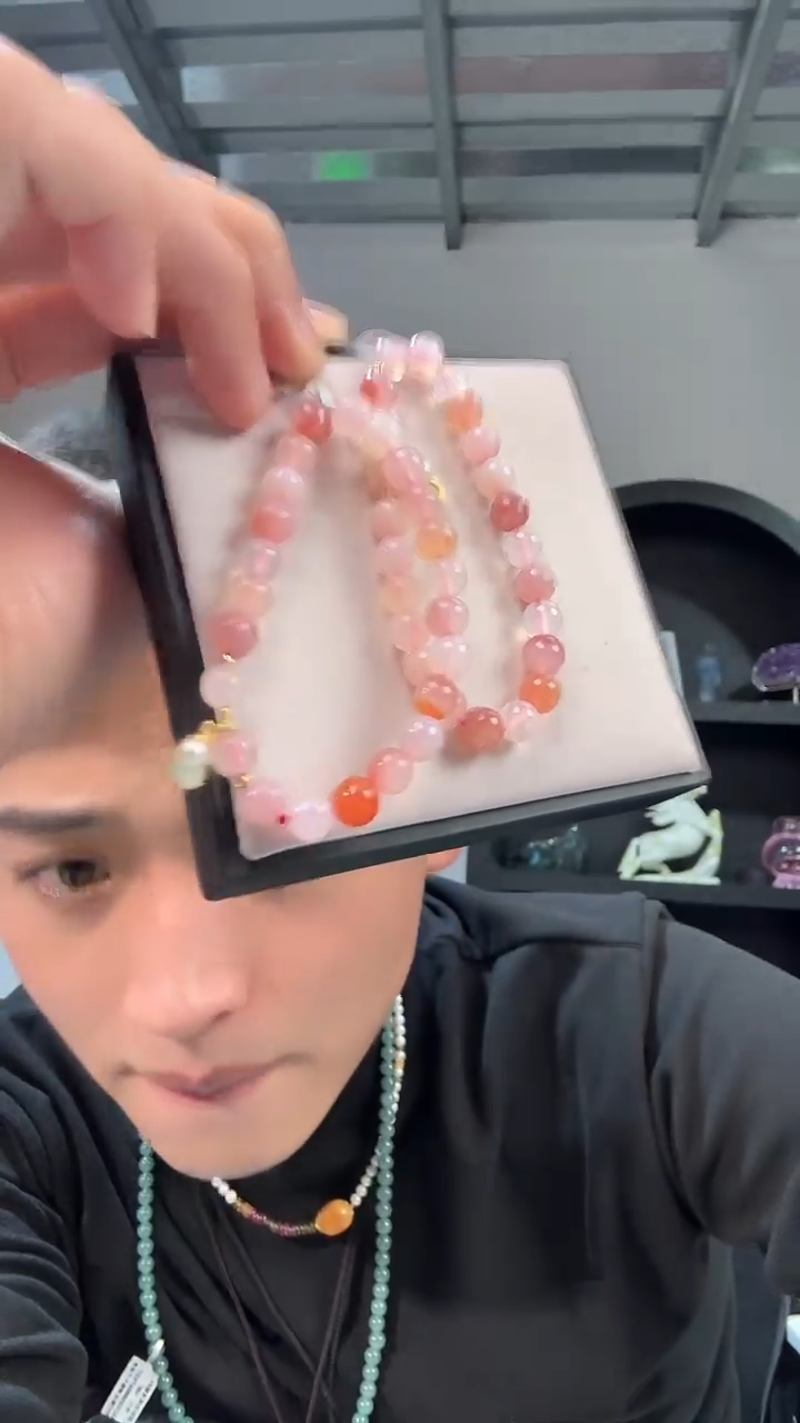 未镶嵌手链玛瑙/玉髓晶8103 约7mm 多样性发一件