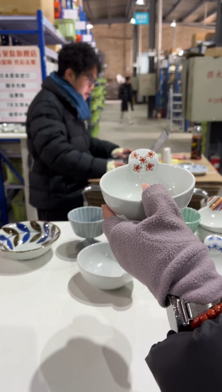 玻璃纸小花（赤）　手付小小花（赤）　手付小