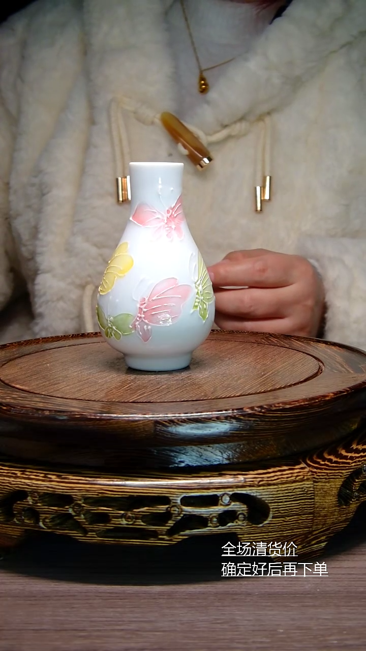 【闪购商品】摆件纯手工手绘杯子景德镇