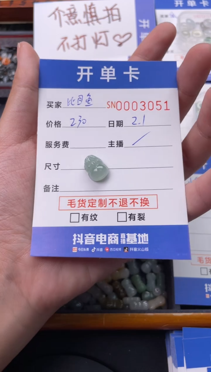 【闪购商品】翡翠颈饰未镶嵌00003051